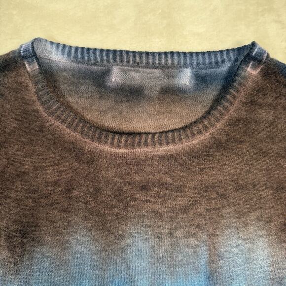 Marika Charles Ma+Ch Art-to-Wear Hand Dyed 100% Cashmere Sweater Size Small - Picture 3 of 8